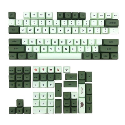 XDA Profile Keycaps PBT Dye Sublimation for Mechanical Gaming Keyboard(126pcs)