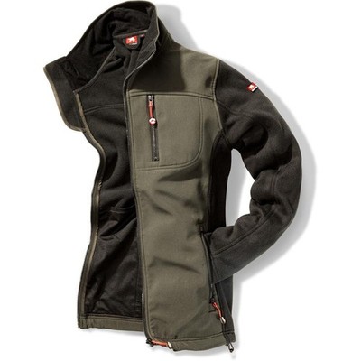 Arbeitsjacke Bullstar Strick-Softshelljacke WORXTAR oliv/schwarz Größe XXL