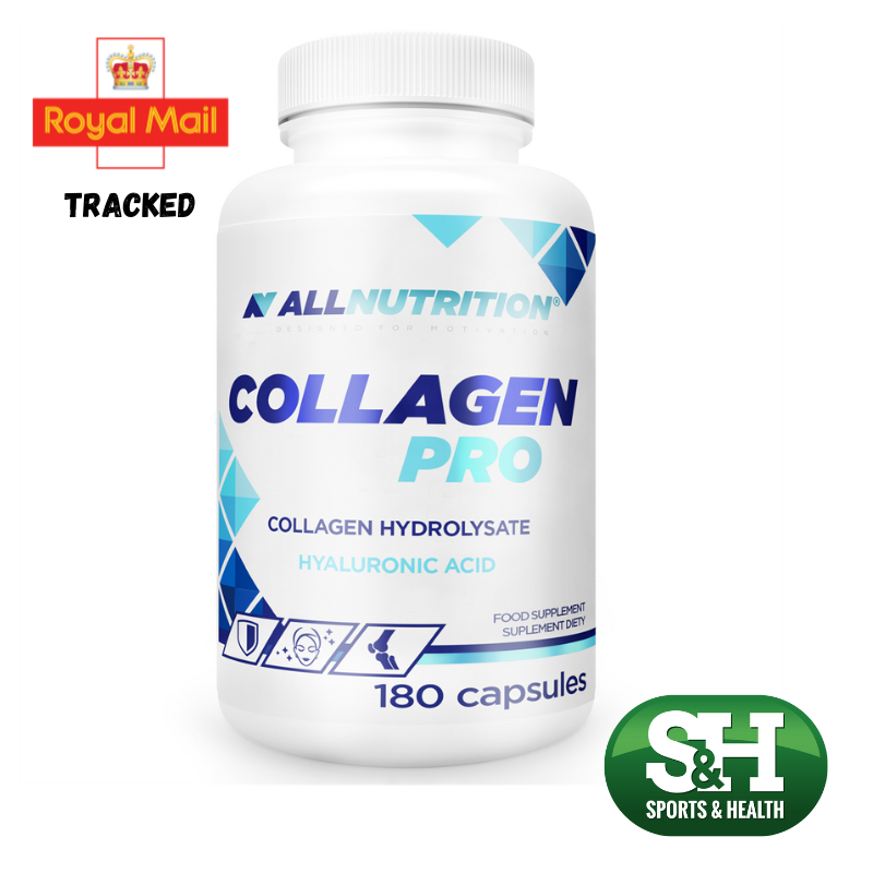 Collagen Pro 180 Capsules Allnutrition MSM Boswellia Turmeric Hyaluronic Acid