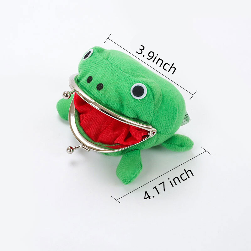 Naruto Frog Shape Uzumaki Chic Wallet Green Frog Coin Purse Plush Wallet