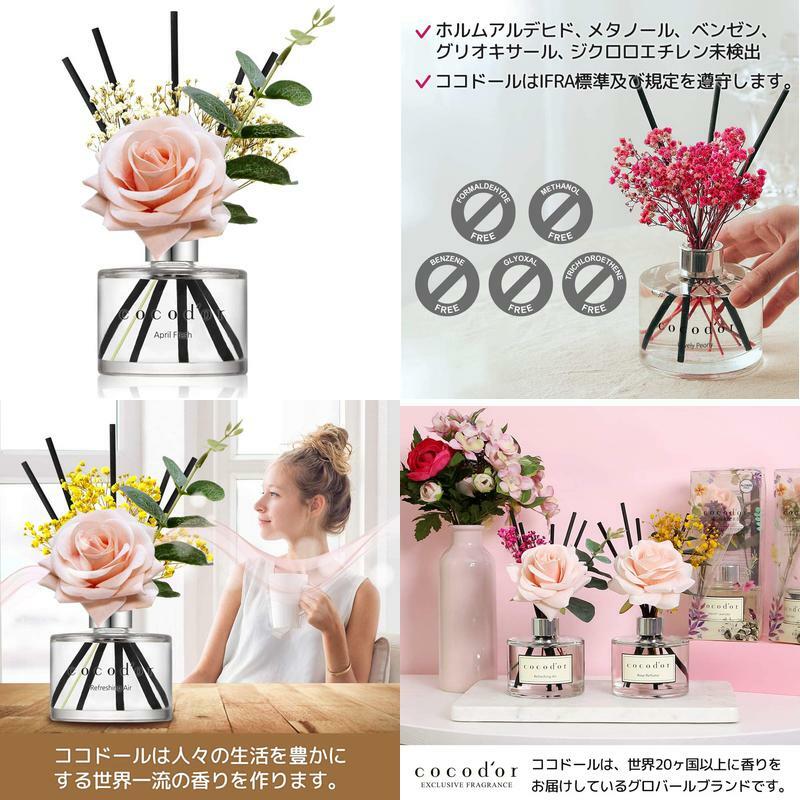 Cocod'Or Rose Diffuser 200Ml, Duftöldiffusoren, April Fresh