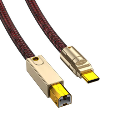 Usb Cable High Performance Type C to Type B Data Audio Cable For Mobilephone DAC