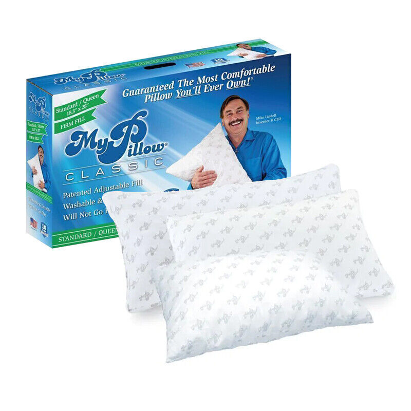 1-2Pack My Pillow Classic Premium Series Machine Washable Be