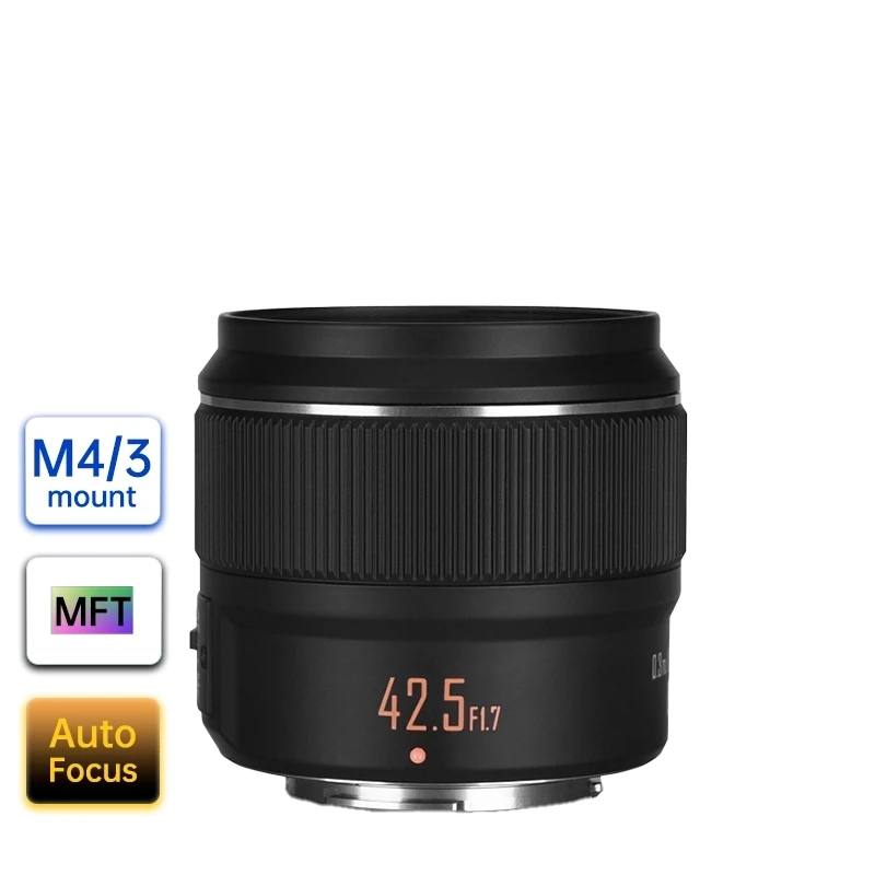 . YN42.5mm 42.5mm F1.7M II Camera Lens F1.7 Lens For M4/3 mount Mirrorless Camer