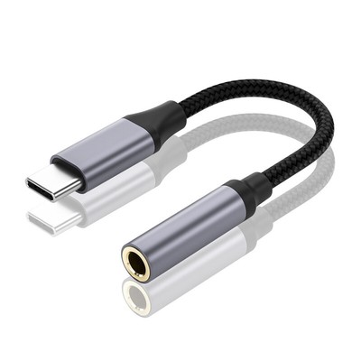 USB Type C Adapter to 3.5mm AUX Audio Headphone Jack For Android Mac Devices