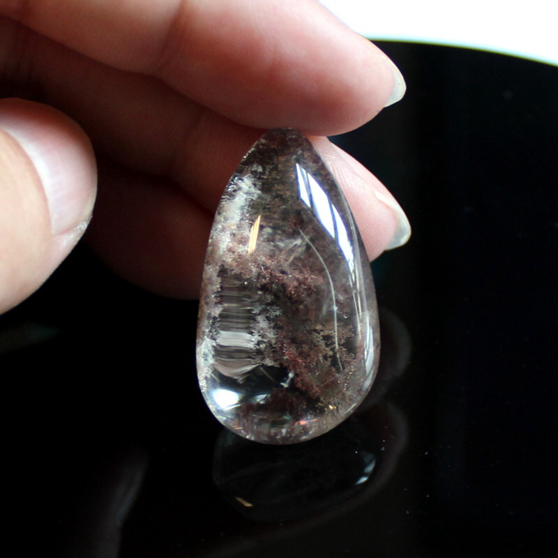 Natural Ghost Phantom Gemstone Quartz Crystal Specimen