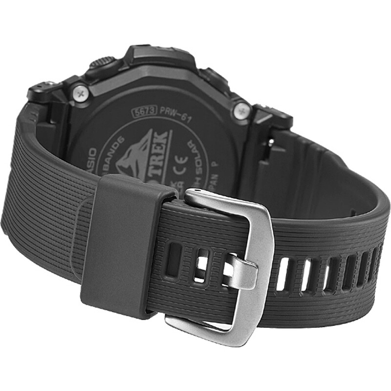 Pre-owned Casio Pro Trek Prw-61-1ajf Climber Line Solar Atomic Radio Outdoor Men Watch