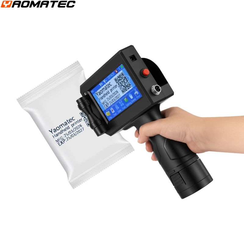 new model 12.7mm Portable Inkjet Printer Variable QR Barcode Code Date Number L