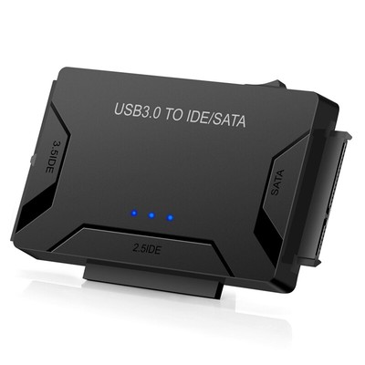 USB3.0 Hard Drive Adapter, 3-Way USB3.0 to SATA/IDE Easy Drive Cable,6672