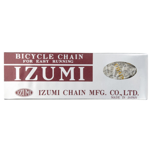 Izumi Standard Single Speed Chain 1/8" Silver 116L Track Fix