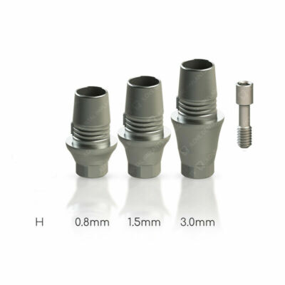 5x Dental CAD/CAM Ti-Base Interface Nobel Active  RP, Sirona  CEREC Compatible