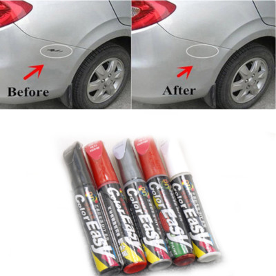 DIY Auto Paint Repair Pen Brush Car Clear Scratch Remover Touch Up Pens 4 COLOR,