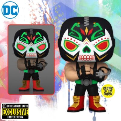 Exclusive Glow-in-the-Dark Dia de los DC Bane Funko Pop! #412