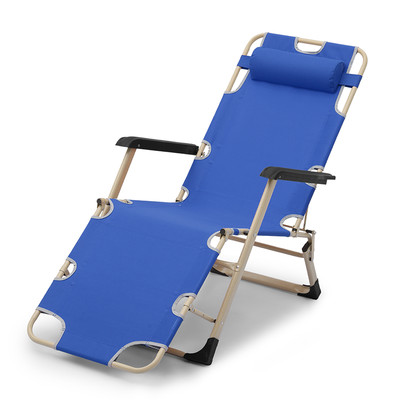 Folding Reclining Zero Gravity Lounger Chair with Adjustable Headrest,Blue