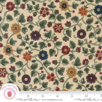 Moda CHICKADEE LANDING 9740 11 Dandelion Beige  KANSAS TROUBLES Quilt Fabric