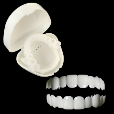 Teeth Smile Cosmetic Dentistry Snap On Instant Comfort Fit Flex Teeth Veneers