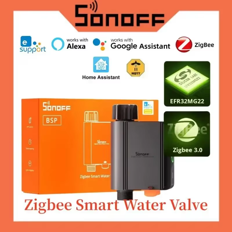 SWV Water Valve SWV-BSP Timer IP55 Sprinkler Controller Home Automate Irrigatio
