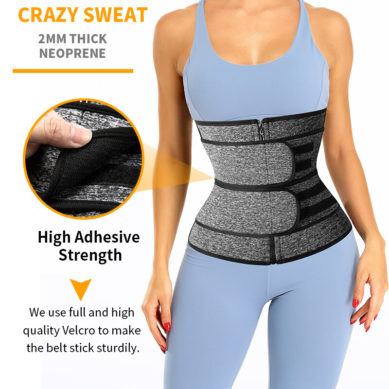 Women Body Shaper Waist Trainer Sauna Neoprene Sweat Belt Tummy Control Yoga Gym