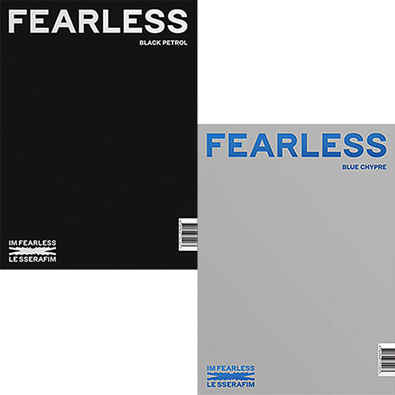 直筆サイン入りLE SSERAFIM FEARLESS BLACK PETROL LE SSERAFIM - FEARLESS (Vol.1 BLACK PETROL) SIGNED ALBUM