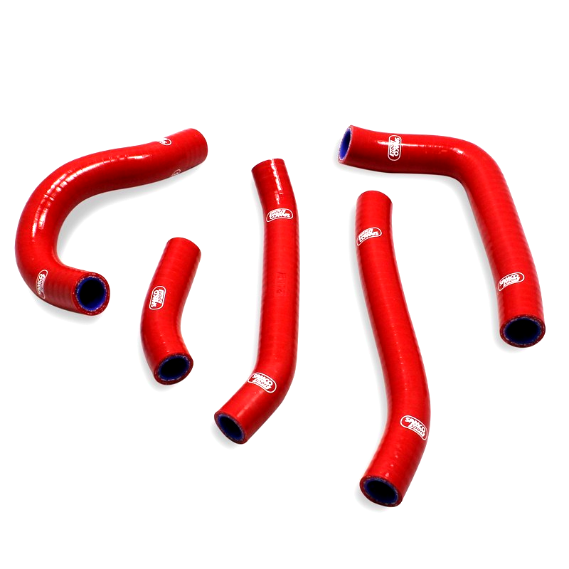 SamcoSport Silicone Coolant Hose Kit Honda CRF 250R – 5pc Red (HON-104-RD)