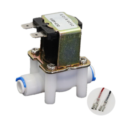 1/4'' Plastic Push In Quick Connect Solenoid Valve 12 Volts DC or 120V AC 0.08Mpa