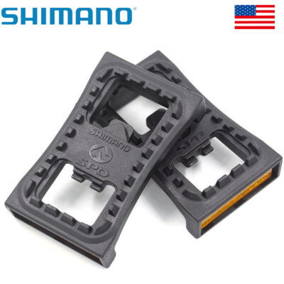 Shimano SPD SM-PD22 MTB Pedal Adapters Cleat Flat Pair with Reflector M540 M780