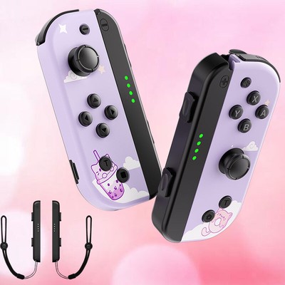 Wireless Bluetooth L & R Controller For Nintendo Switch Joy Icecream cat NEW