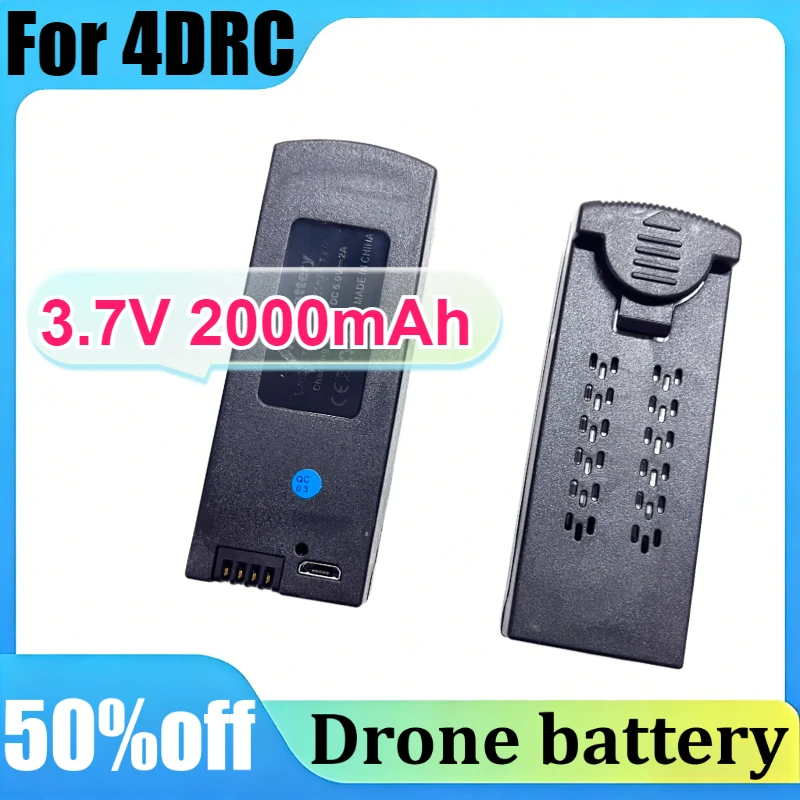 For 4DRC-F14 Propellers Battery 3.7V 2000mAh Replacement Accessories Drone Batte