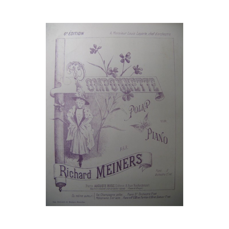 Meiners Richard Pomponnette Piano Xixe