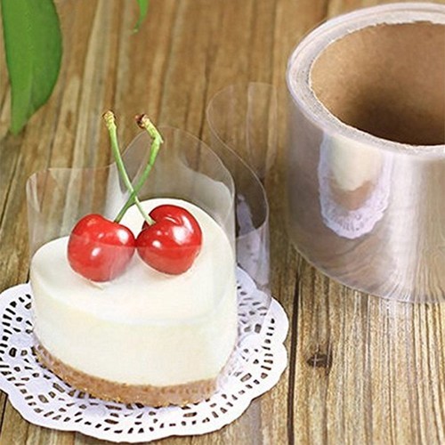 1roll Kitchen Transparent Clear Acetate Chocolate Cake Collar