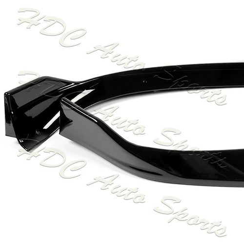 For 16-20 Tesla Model S Painted Black Front Bumper Body Kit Splitter Spoiler Lip