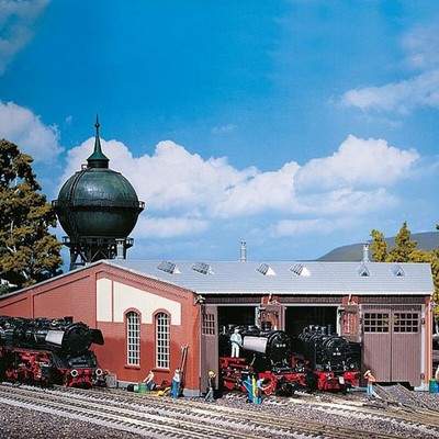 Rotonde à 3 locomotives-HO-FALLER 120177