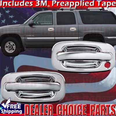 2001-2006 SILVERADO SIERRA 2500 3500 Std/Ext Chrome Door Handle COVERS w/out PSK