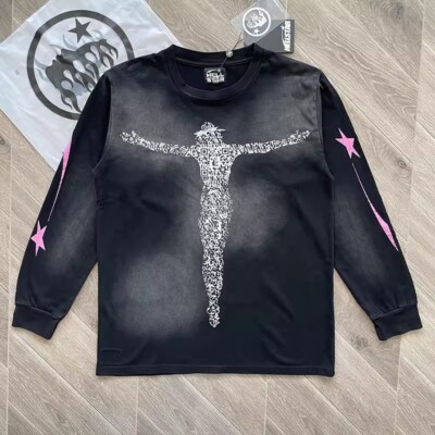 Hell Studios star Brain Helmet Classic Tee Made Old Washed long sleeved T-shirt