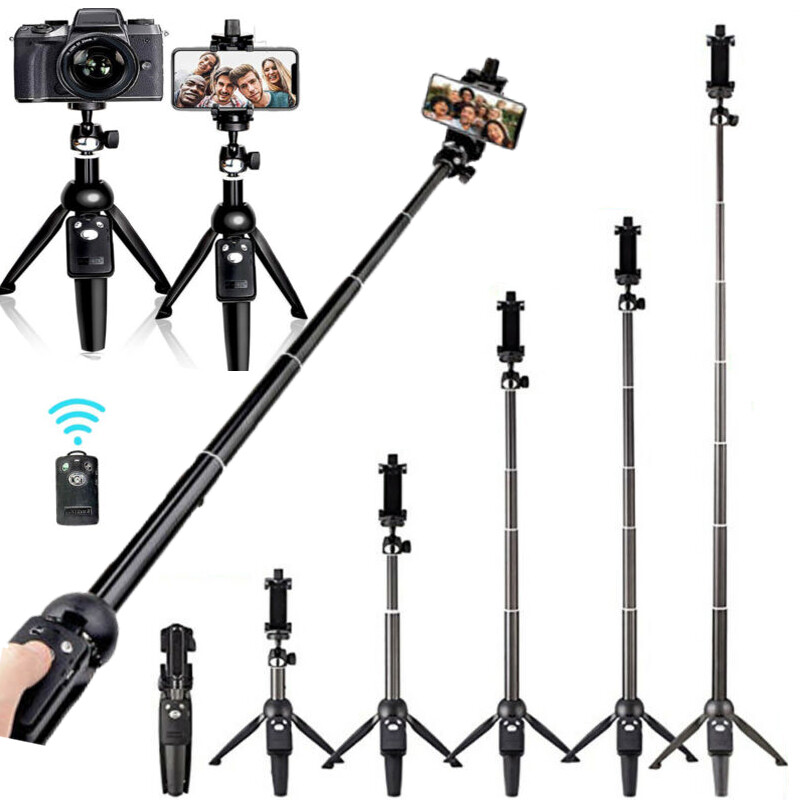 Universal Selfie Stick Tripod Stand for Cell Phone camera wi