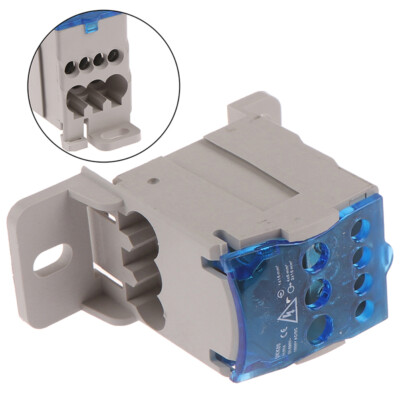 UKK80A Terminal Block Rail distribution Box Universal Electric Wire Connect US