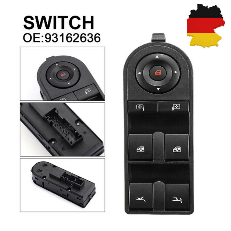 Fenster Schalter Fensterheber für Vauxhall Opel Tigra Twintop 04-16 93162636