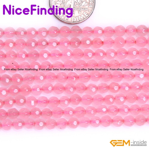 Wholesale Round Stone Faceted Jade Gemstone Loose Beads For Jewelry Making15