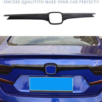 For Honda Accord 2018-2022 Glossy Black Tail Door Trunk Lid Strip Cover Trim 1Pc