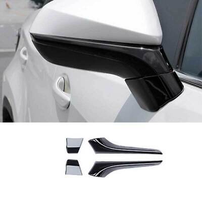 For Lexus NX 200t 300h 2015-23 abs Black Rear View Mirror Strip Molding Trim 4x