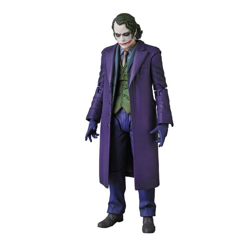MAFEX ジョーカー アクションフィギュア No.051 スタンド付き Mafex No.051 The Dark Knight The Joker PVC Action Figure New