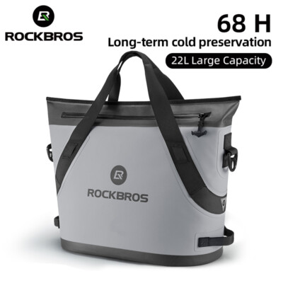ROCKBROS Cooler Bag Waterproof Picnic Bag Fridge Insulated Cool Box 22L