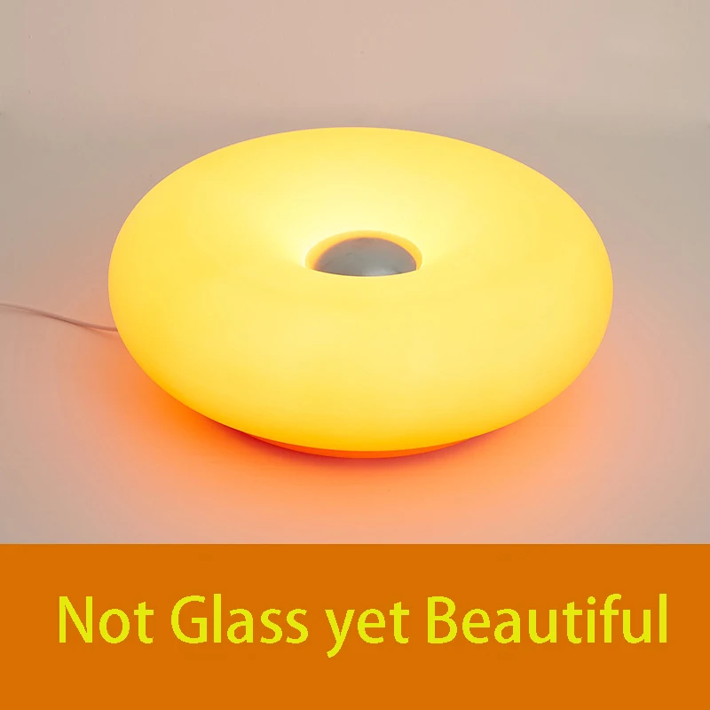 Bauhaus Donut Table Lamp - USB Ambient Light for Bedroom & Living Room Decor