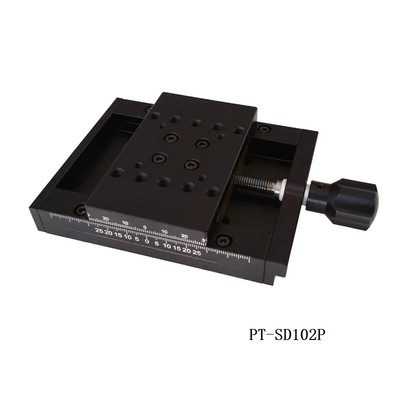 X Axis 50mm/100mm Travel  Manual Linear Stage Displacement Platform Optical Slid