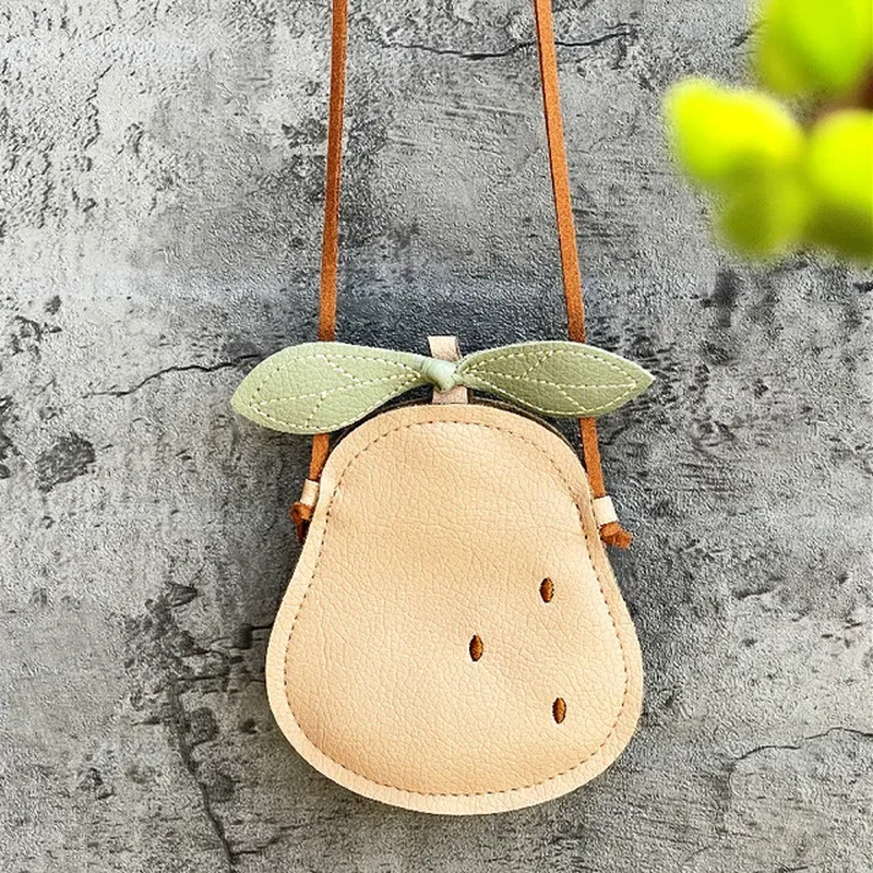 For Toddler Girls Pumpkin / Pear / Ladybug Crossbody