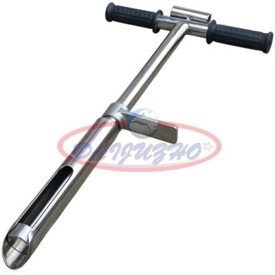 one New Stainless Steel Soil Sampler with Foot Pedal and Scale Thickness 3mm #A6