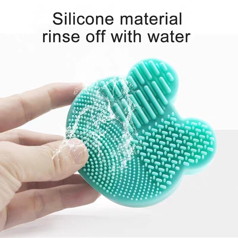 Silicone Makeup Brush Cleaner Pad Washing Scrubber Board Cleaning Mat Tool US