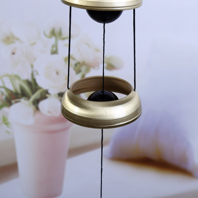 Bronze Vent Chimes Bénédiction Wind-Bell Porte Boutons Pendentif Mur Décor Home