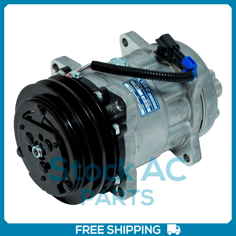 New A/C Compressor for SD7H15 4251-4500/4501-4750 - 2 Groove - Picture 1 of 7