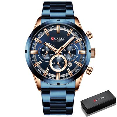 Men Luxury Watch Multifunction Waterproof Luminous Sports Quartz Watches Chronog